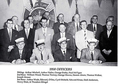 Grand Island Fire Company 1958 Officers